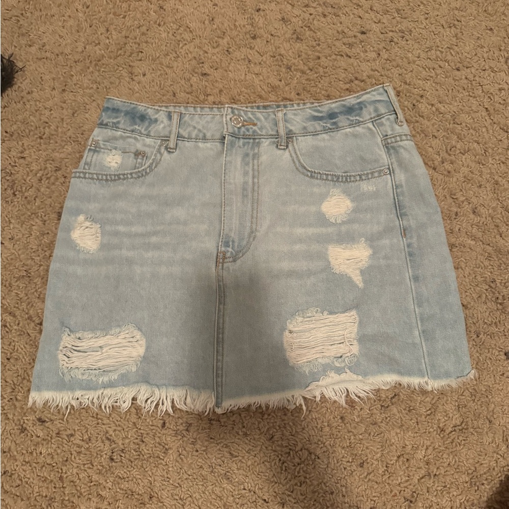 Forever 21 Jean Denum Skirt W28